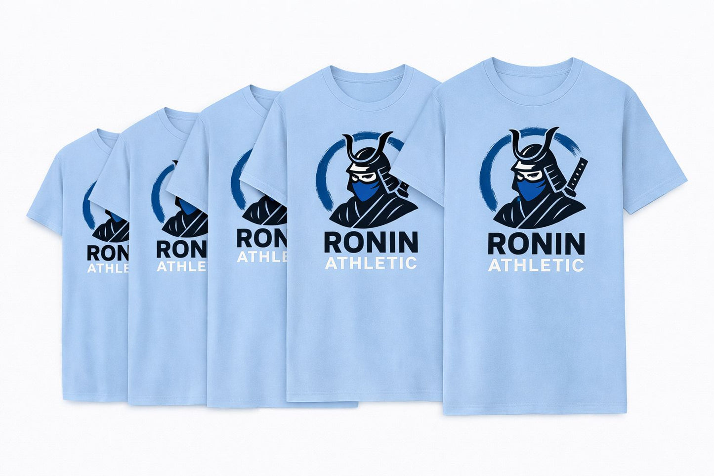 Ronin Athletic T-Shirt Blue Samurai