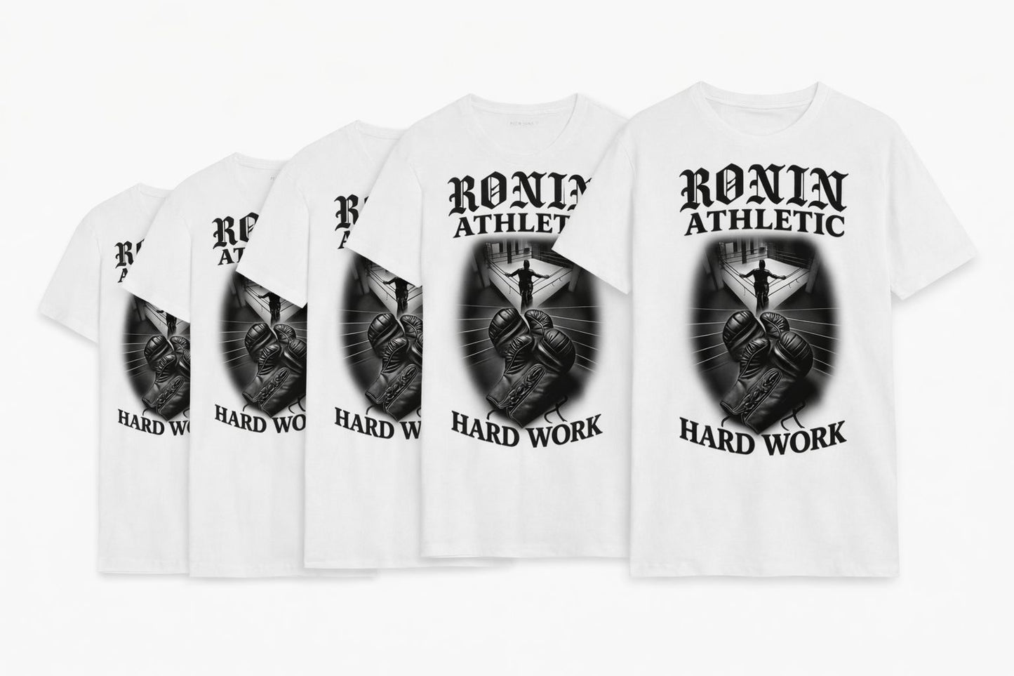 Ronin Athletic T-Shirt White Boxing