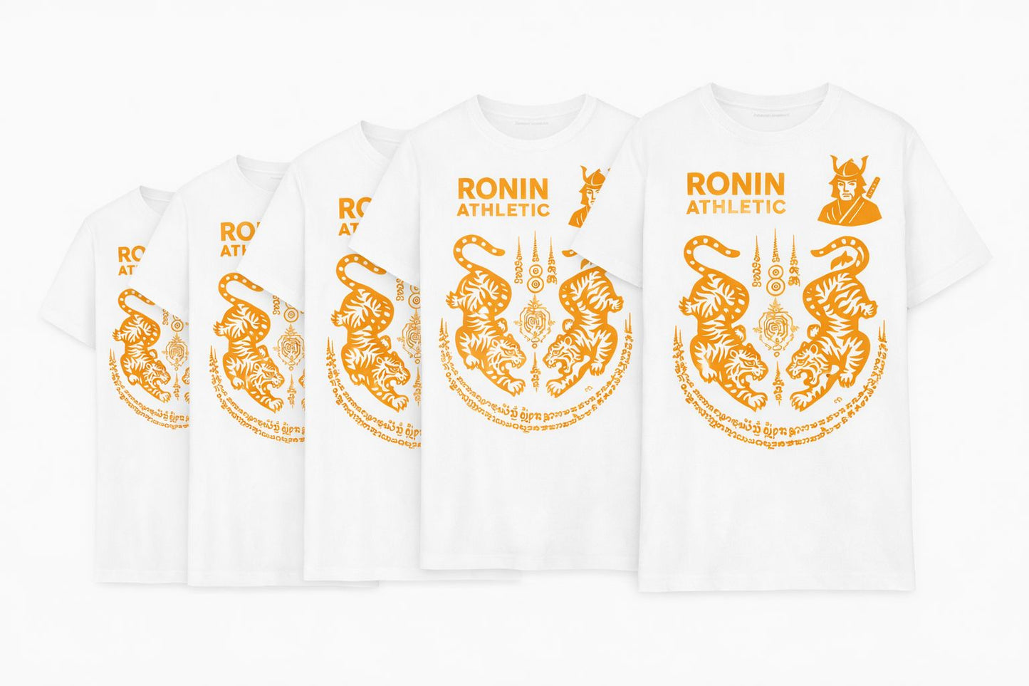 Ronin Athletic T-Shirt White Tiger