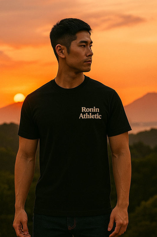 Ronin Athletic T-Shirt Black On Top